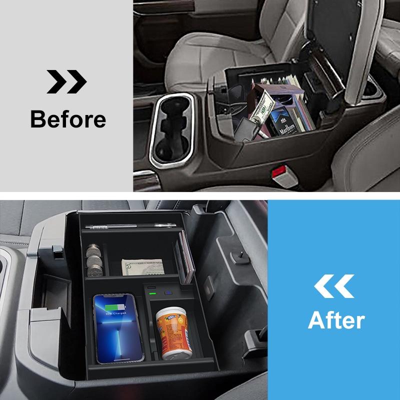 NNEIDS 15W Wireless Charger For Chevrolet Silverado 2019-2022 - Qi Standard-1