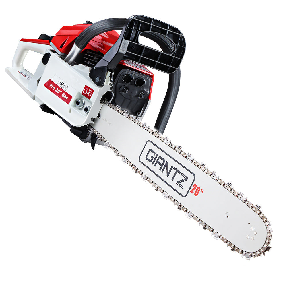 NNEDSZ 52CC Petrol Commercial Chainsaw Chain Saw Bar E-Start Pruning-0