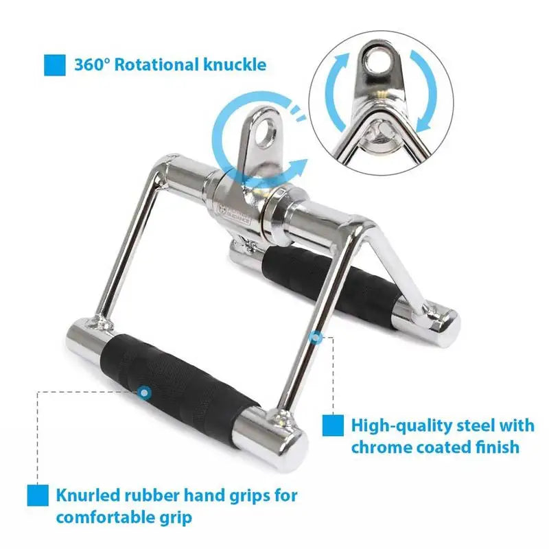V Handle Double Row Cable Machine Attachment-3