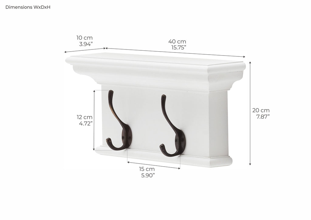 NNENVS 2 Hook Coat Rack-2