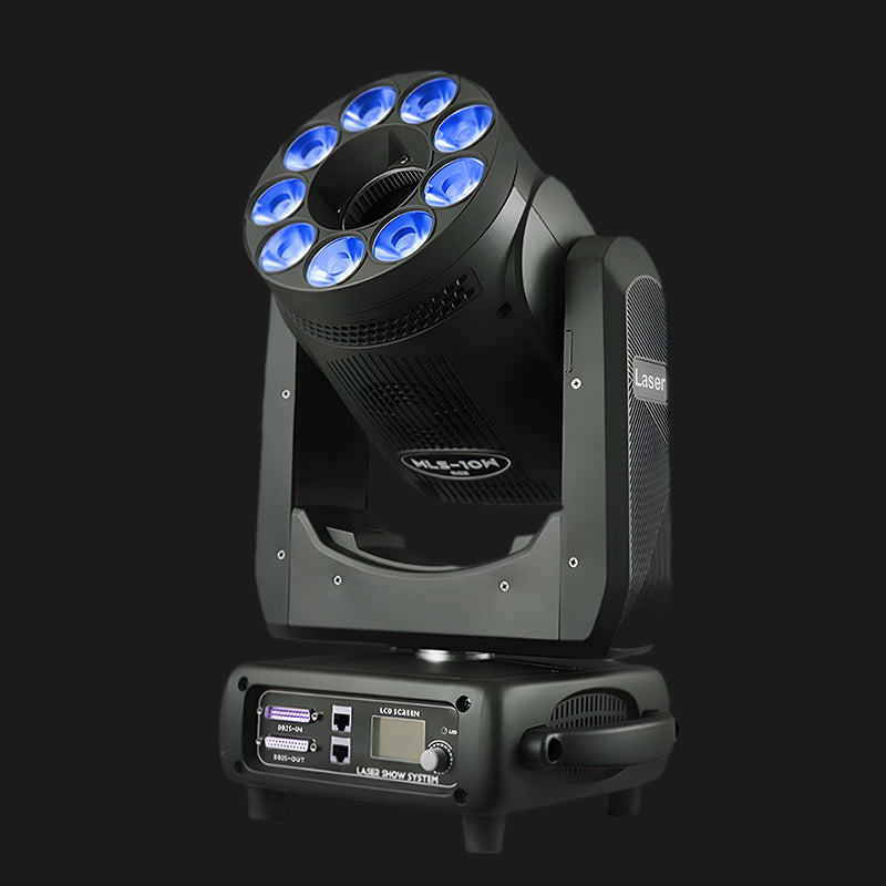 M2 DMX RGB Laser LED Wash Moving Head Light 5W-10W for DJs-0