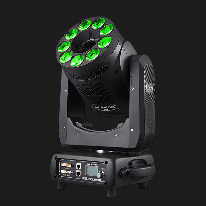 M2 DMX RGB Laser LED Wash Moving Head Light 5W-10W for DJs-1