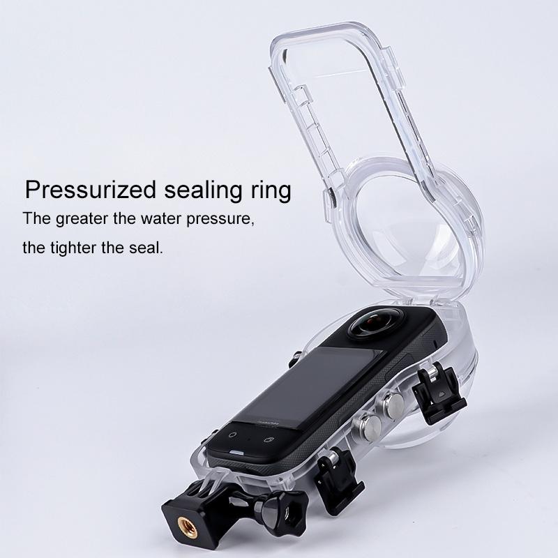 NNEIDS Waterproof Insta360 X3 Camera Diving Case For Underwater Photography-2
