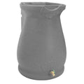 Grey Granite 65 Gallon Plastic Urn Rain Barrel with Planter Top-0