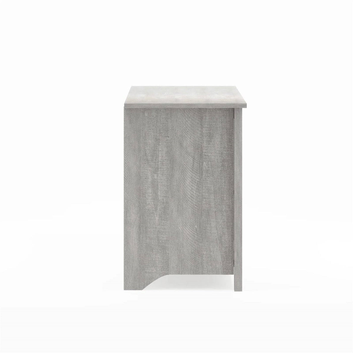 Farmhouse Style TV Stand in Light Grey Oak Wood Finish - for TVs up to 70-inch-2