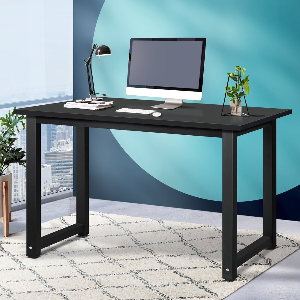 NNEED Computer Desk Veneer Table Top 120cm Black-1