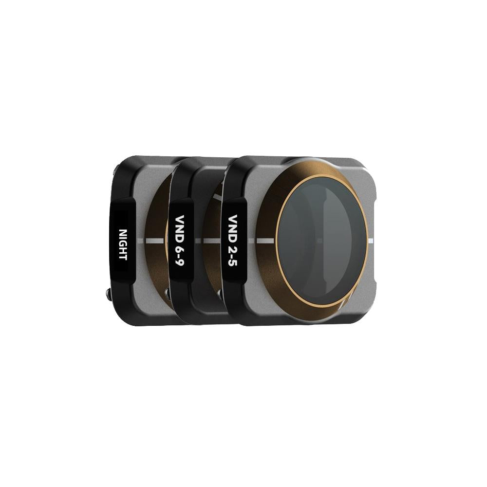 NNEIDS Variable Vnd Lens Filter For Dji Mavic Air 2 - 3-In-1 2.5-6.9 Stop - Reducing Light Pollution-0