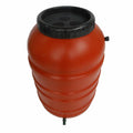 Terra Cotta Red HDPE Plastic 55-Gallon Rain Barrel with Spigot-0
