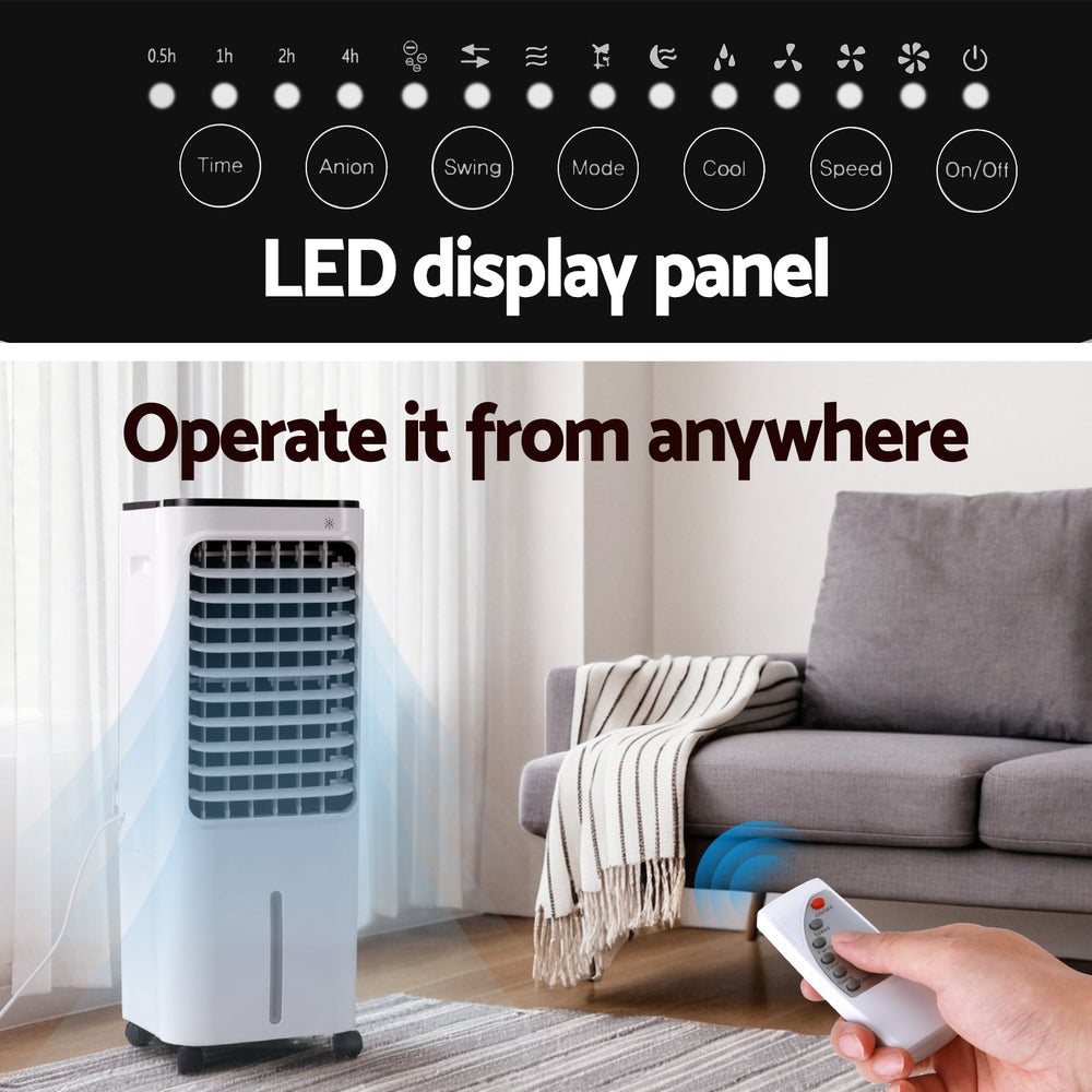 NNEDSZ 12L Evaporative Air Cooler Conditioner-4