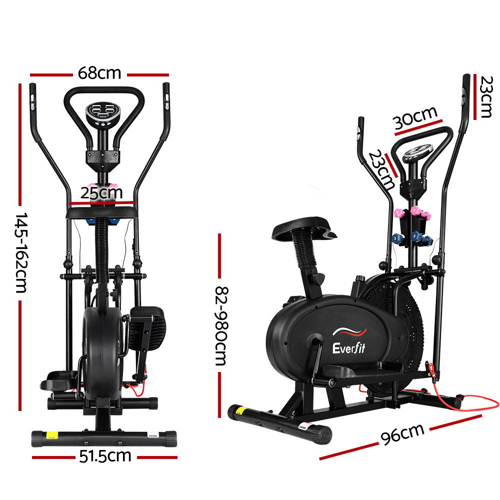 NNEDSZ 6in1 Elliptical Cross Trainer Exercise Bike Bicycle Home Gym Fitness Machine Running Walking-1