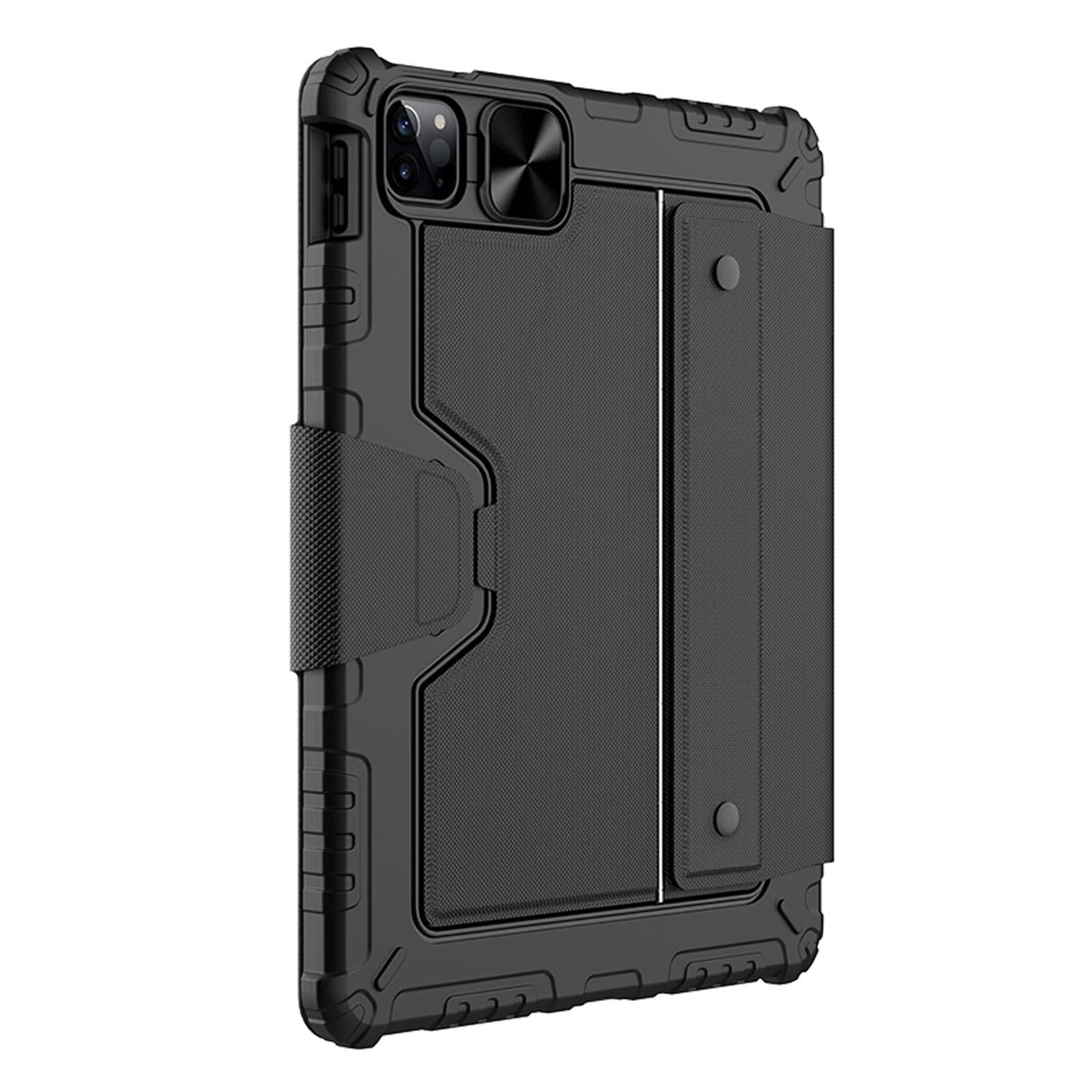 NNEIDS Bluetooth Touch Keyboard Smart Tablet Case For Ipad Air 10.9 / 4 / 5 / Pro 11 2020-2022 In Black-3