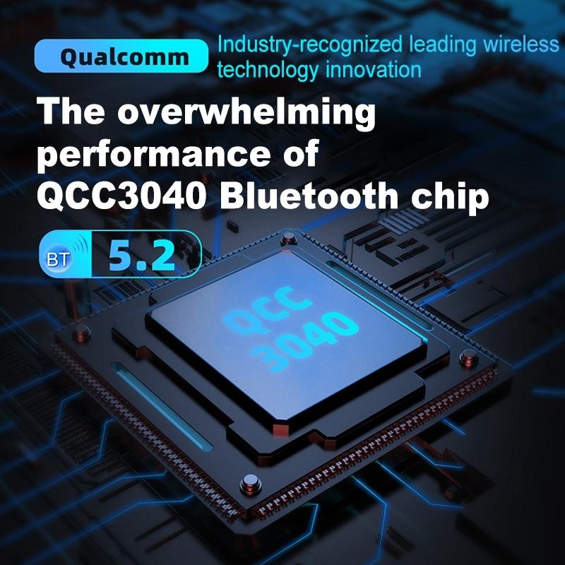 NNEIDS Wireless Bluetooth Module For Headset - Qualcomm 5.2 - Black Earhook-2