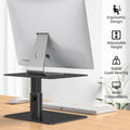 NNEIDS Aluminum Computer Screen Bracket - Black By Lenuo-0