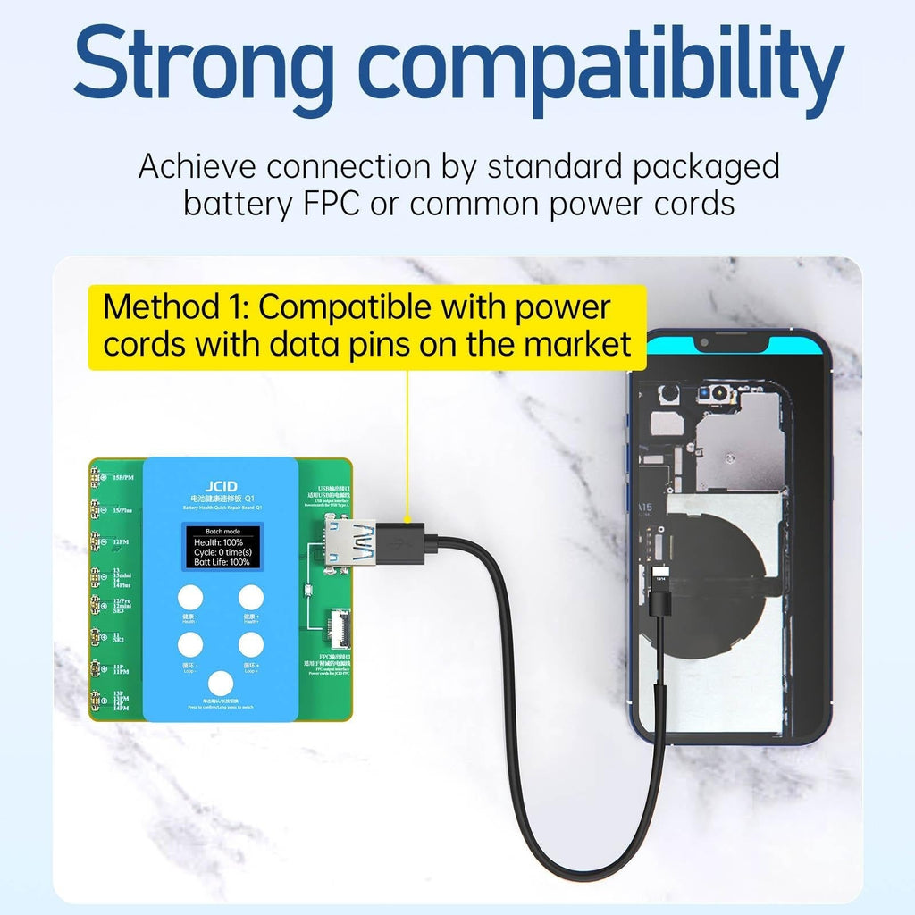 NNEIDS Iphone 11 / 15 Pro Max Battery Health Repair Board - Jcid Q1-2