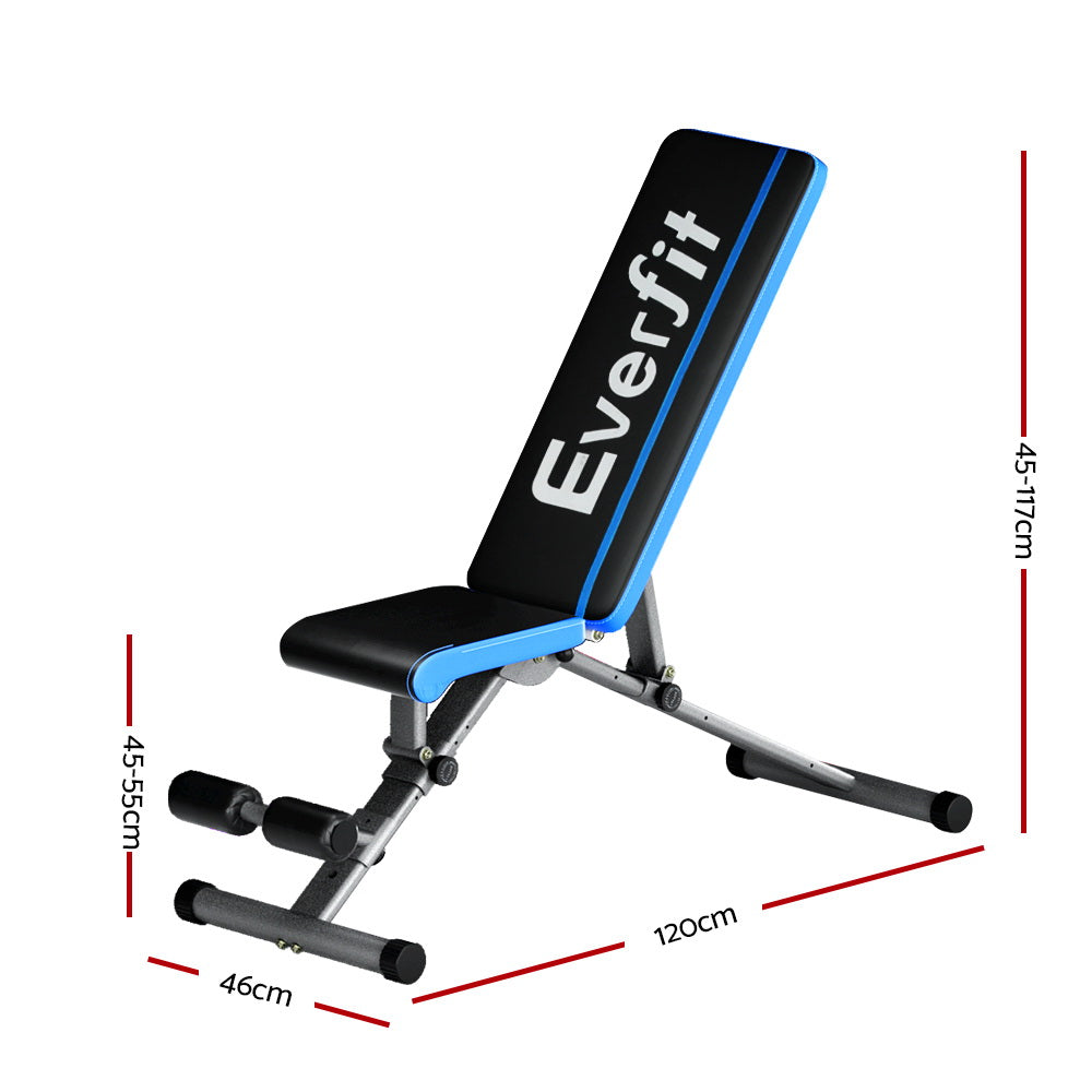 NNEDSZ Weight Bench Adjustable FID Bench Press Home Gym 330kg Capacity-1