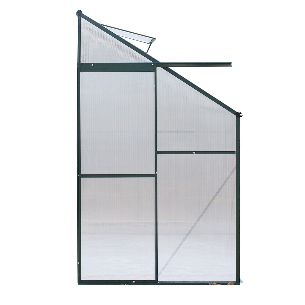 NNEDSZ Greenhouse Aluminium Green House Garden Polycarbonate 2.52x1.27M-3
