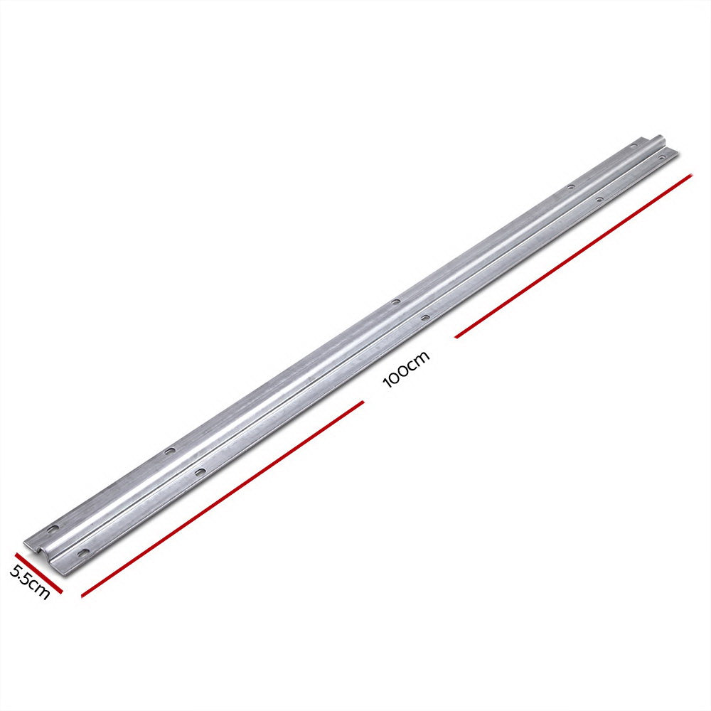 NNEDSZ  Roller Guide Gate Opener Track Stopper Sliding Hardware Accessories Kit-1