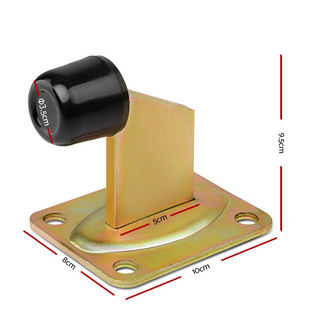 NNEDSZ  Roller Guide Gate Opener Track Stopper Sliding Hardware Accessories Kit-3