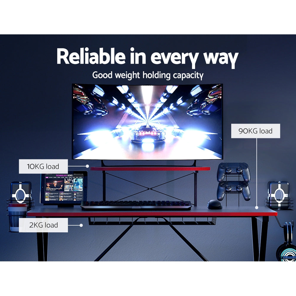 NNEDSZ Artiss Gaming Desk Computer Desks 105CM-3