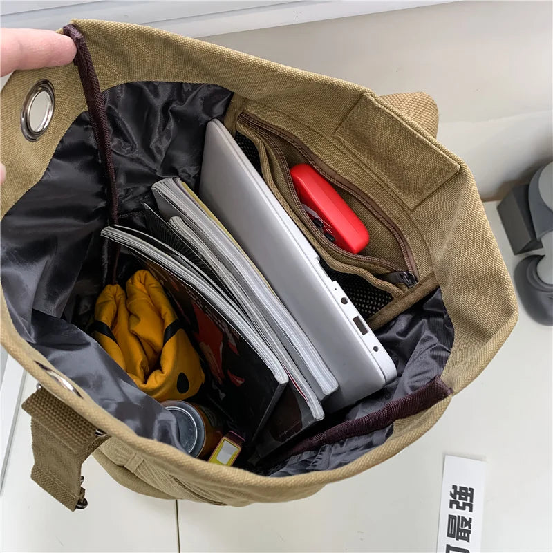 Men's Canvas Travel Rucksack-1