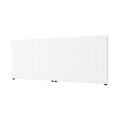 NNEED Bed Frame Headboard Double Queen King White Boucle-0