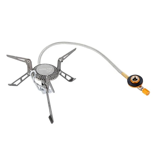 NNEOBA Titanium Blade 2 Camping Gas Stove Silver-0
