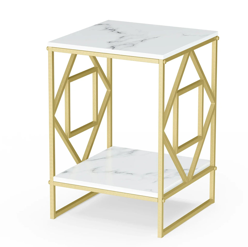 NNEOBA Luxury Marble Tea Coffee Cafe Table-0