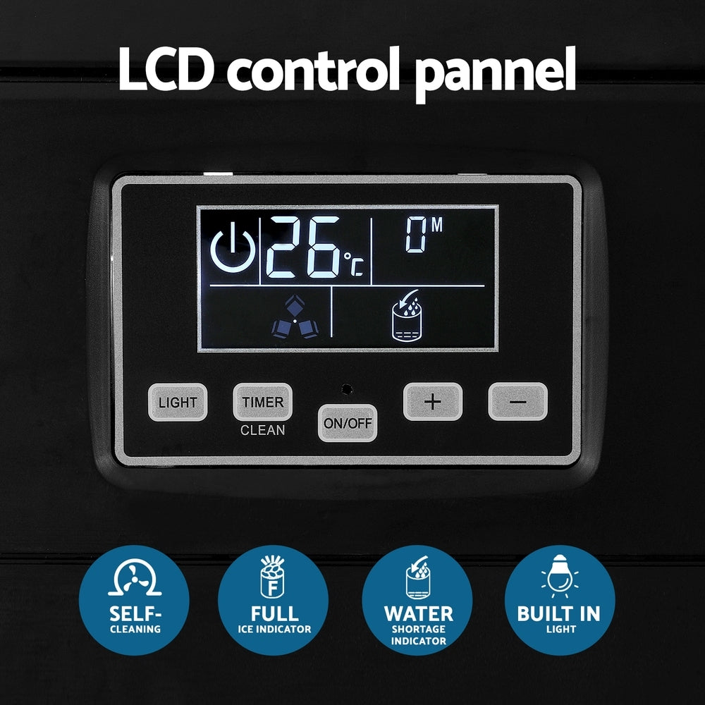 NNEDSZ Devanti Commercial Ice Maker Cube Machine 30kg-4