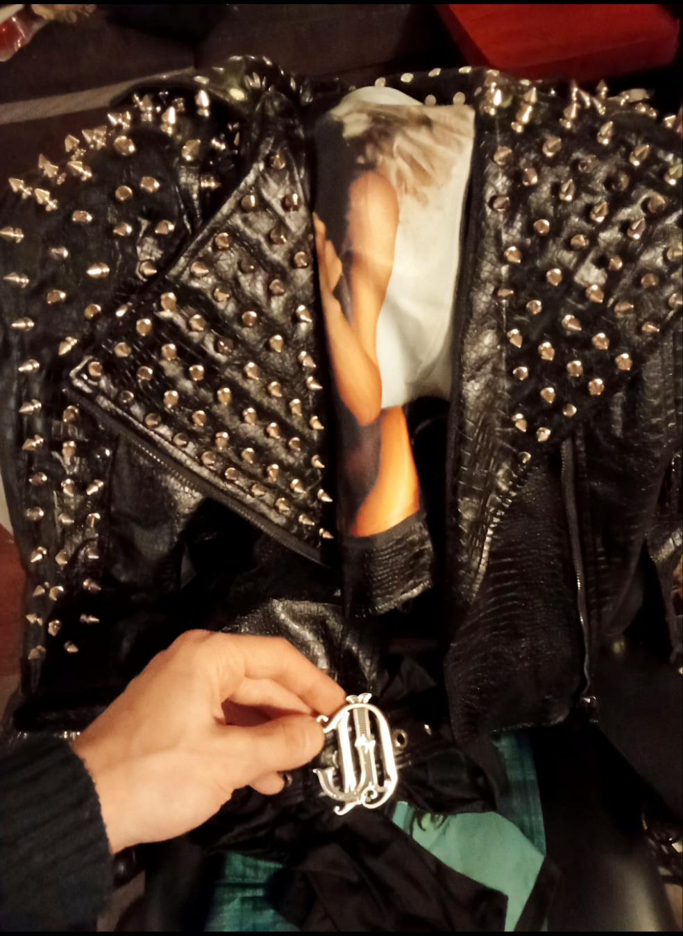DON JOHN Leather Jacket Women's-5