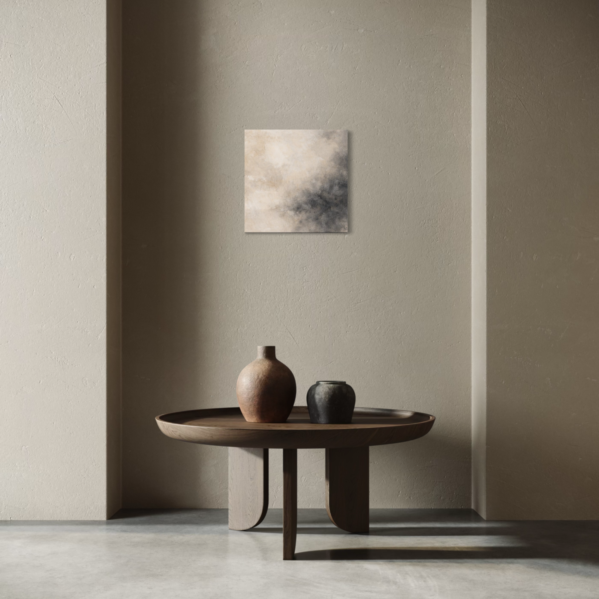 MINERAL DRIFT III — Ground Canvas (40 x 40 cm)-0