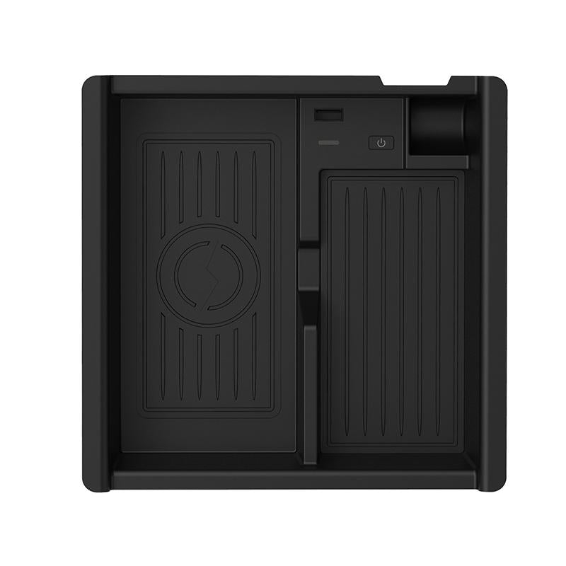 NNEIDS Wireless Charger & Storage Box For Toyota Tacoma 2016-2021-0