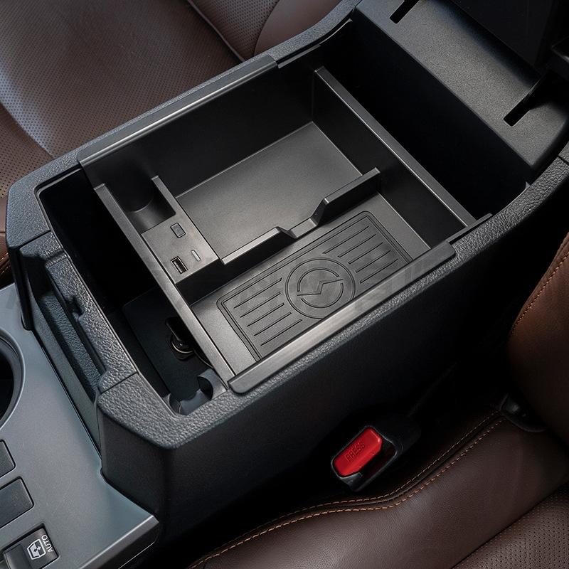 NNEIDS Wireless Charger & Storage Box For Toyota Tacoma 2016-2021-4
