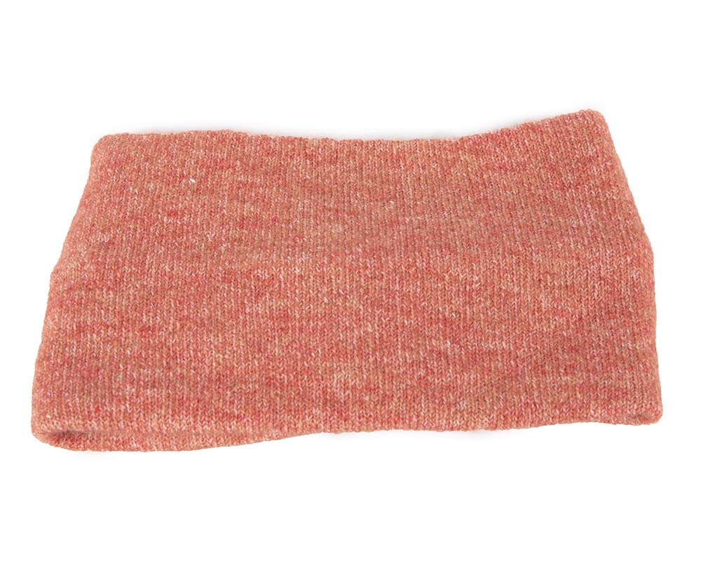 Rust European Made woolen headband-3
