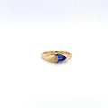Sapphire and Diamond Ring in 14K Yellow Gold - KGR 14922-0