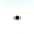 Sapphire and Diamond Ring in 18K White Gold - KGR 15979-0
