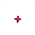 Ruby and Diamond Ring in 14K White Gold - KGR 16080-0