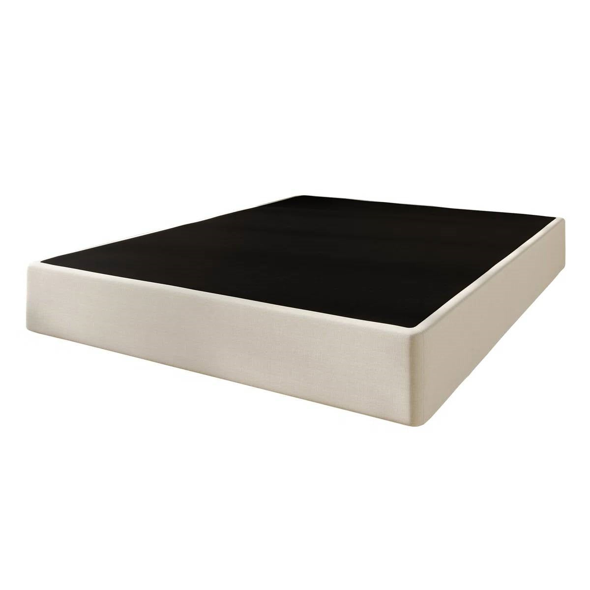 King size 7.8-inch Metal Frame Box-Spring Foundation for Mattress with Cover-0