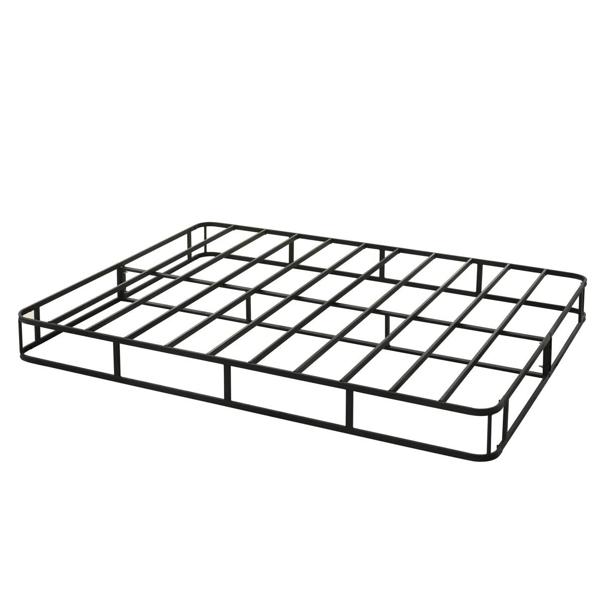 King size 8-inch Metal Frame Box-Spring Mattress Foundation with Cover-1