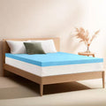King size 3-inch Thick High Density Memory Foam Mattress Topper-0