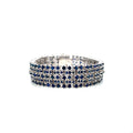 Sapphire Bracelet in .925 Sterling Silver - KSD 43672-0