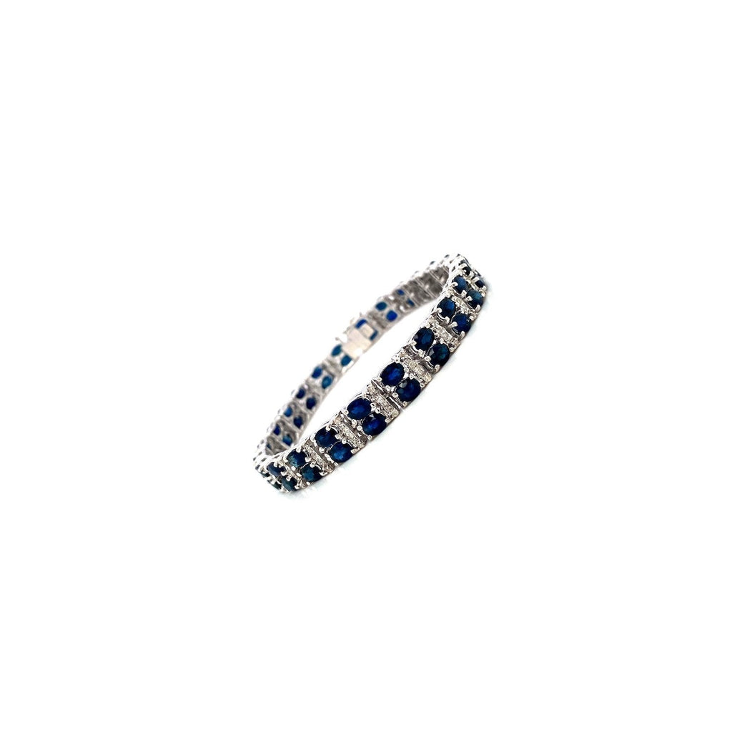 Sapphire Bracelet in .925 Sterling Silver - KSD 44951-1