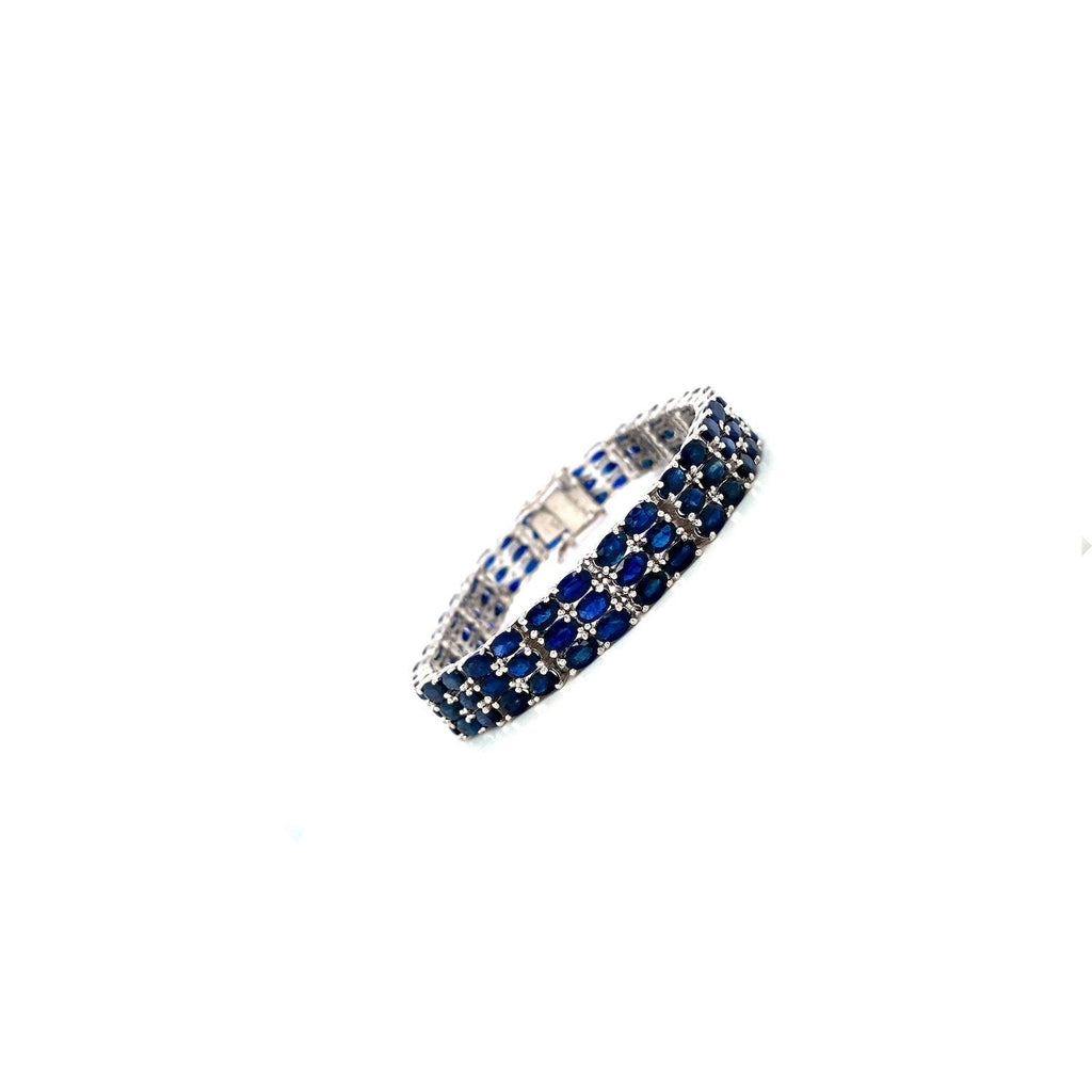 Sapphire Bracelet in .925 Sterling Silver - KSD 47353-1