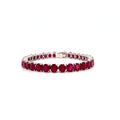 Ruby Bracelet in .925 Sterling Silver - KSD 41829-0