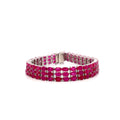 Ruby Bracelet in .925 Sterling Silver - KSD 44030-0