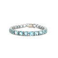 Aquamarine Bracelet in .925 Sterling Silver - KSD 49095-0