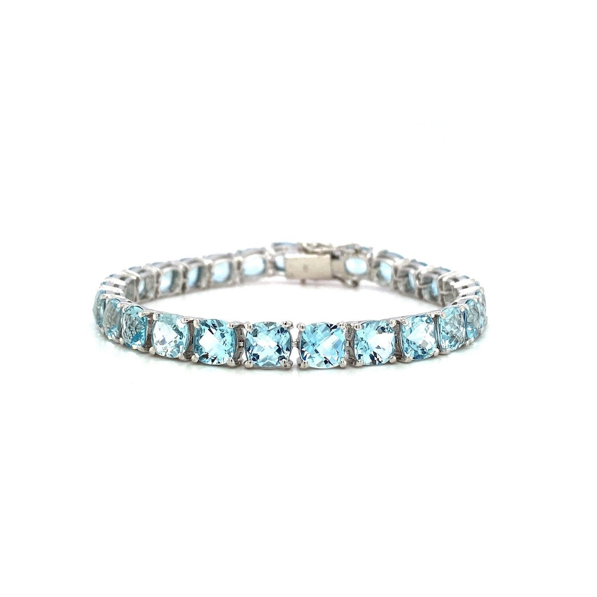 Aquamarine Bracelet in .925 Sterling Silver - KSD 49095-0