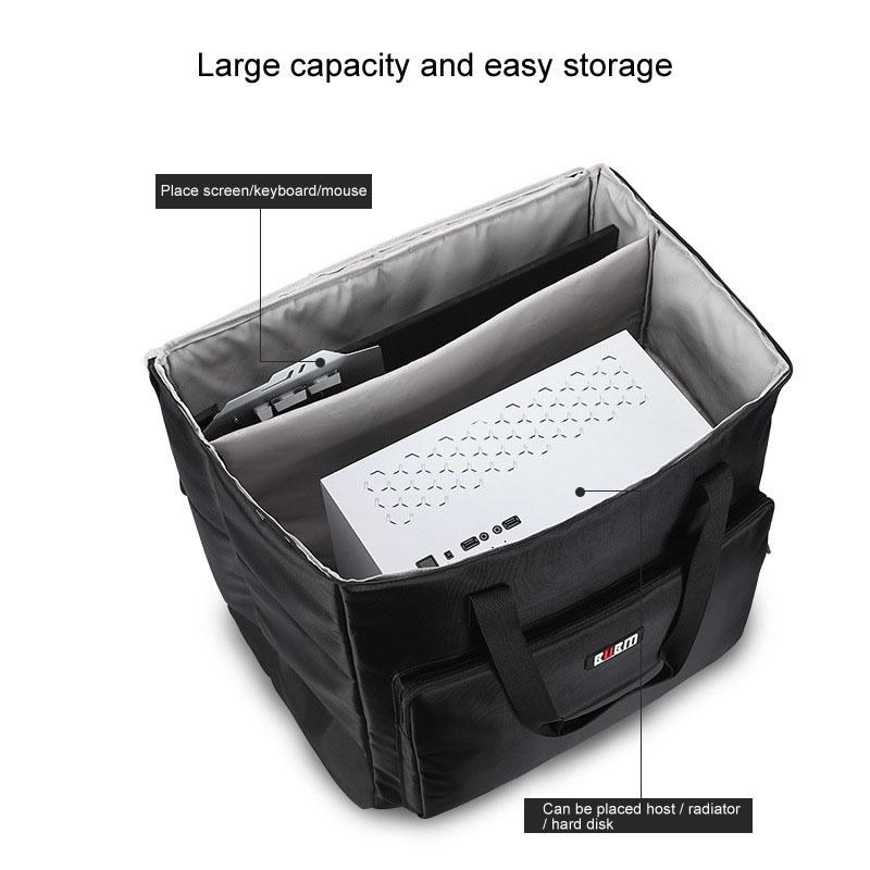NNEIDS Gaming Computer Desktop Pc Case Electronic-Sports Device Organizer Travel Protection Bag For Monitor Keyboard-1