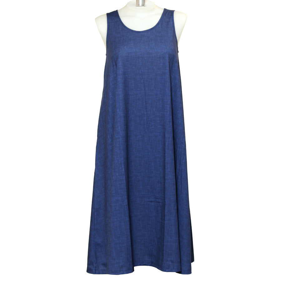 Linen Long Tank Dress