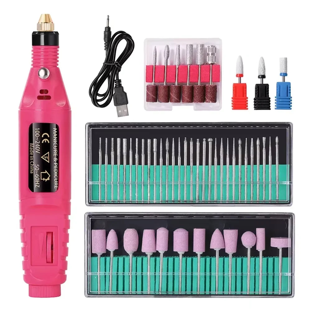 LULAA Electric Nail Drill Machine Set-0