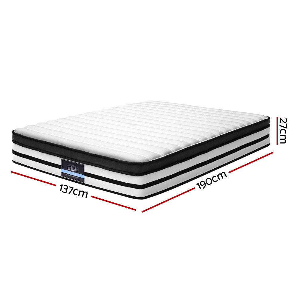 NNEDSZ Bedding Rostock Euro Top Pocket Spring Mattress 27cm Thick – Double-1